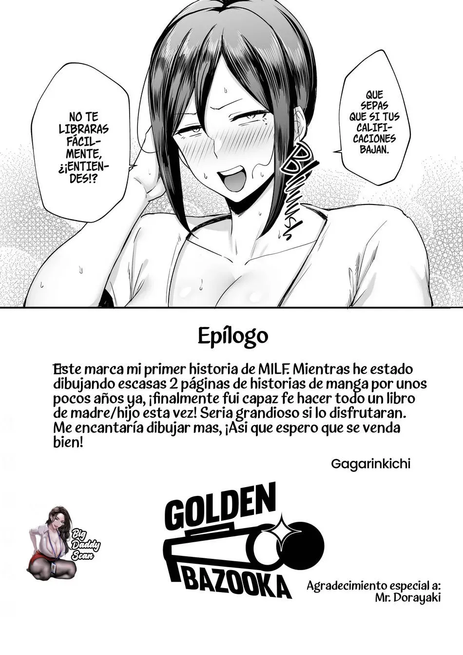 Sexo de madre e hijo al marcharse el marido: cómic explícito